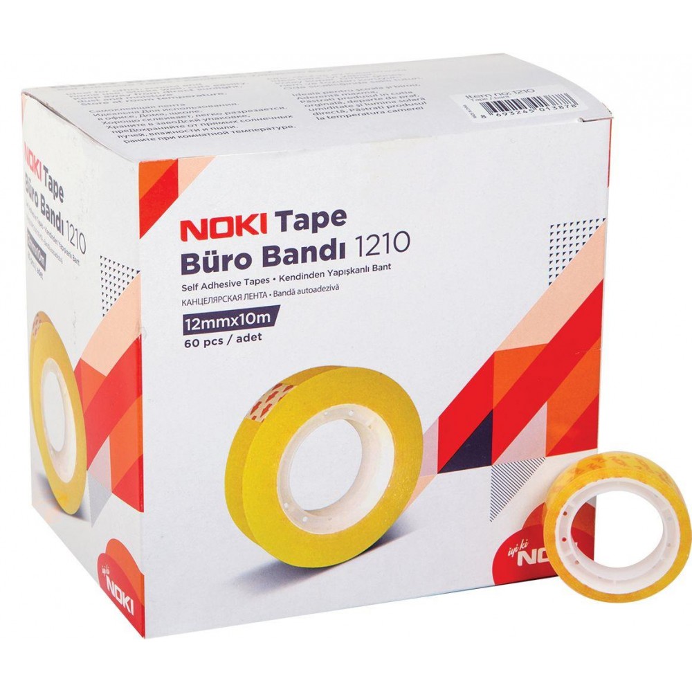 NOKİ BÜRO BANDI 12mmx10mt  (10 Adet)